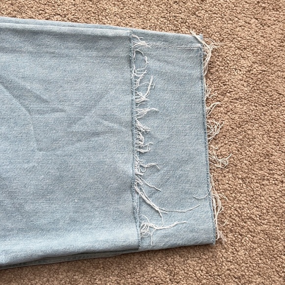 NWT Agolde Dagna High Rise Baggy Pleated Wide Leg Crop Pivot Wash Jeans Size 33 - Picture 11 of 11